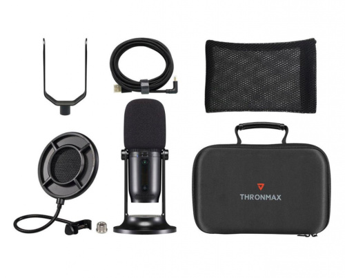 Thronmax M2PB KIT Mikrofon Black PC Mikrofon