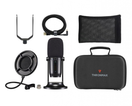 Thronmax M2PB KIT microphone Black PC microphone