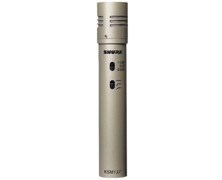 Shure KSM137/SL Mikrofon Gold Studio Mikrofon