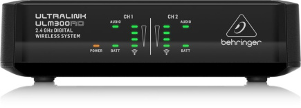 Behringer ULM302MIC - 2.4 GHz Digital Wireless System with 2 Handheld Microphones and Receiver