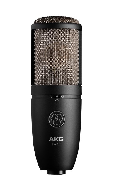 AKG P420 - studio condenser Mikrofon (Must)