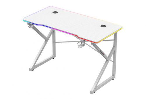 Huzaro Hero 1.7 RGB White - gaming table