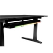 Genesis | Modular Gaming Desk | Holm 140 RGB | Anthracite Black NDS-2249