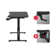 Huzaro Hero 2.6 gaming desk Black