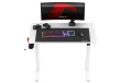 Huzaro Hero 7.9 White - height-adjustable electric gaming desk