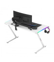 Huzaro Hero 2.5 White RGB gaming desk