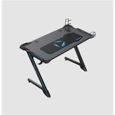 Onex | RGB Gaming Desk w/Cup holder, Kõrvaklapid mikrofoniga hook, Gamepad holder, 114cm(w) | GD1200Z | Black ONEX-GD1200Z-RGB