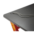 NanoRS RS120 Gaming Computer Desk, Modern Design, Light and Stable ( 50kg max load), Must & Orange,