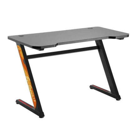 NanoRS RS120 Gaming Computer Desk, Modern Design, Light and Stable ( 50kg max load), Must & Orange,
