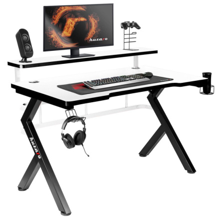 Computer desk Huzaro Hero 5.0 Valge