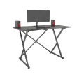 Techly Gaming Desk for PC with Angular Ergonomic Edge Must