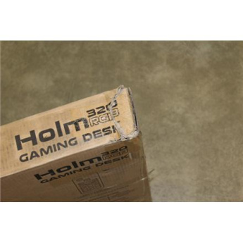 Восстановленный. | Genesis | Gaming Desk | Holm 320 RGB | Белый | UNPACKED, DAMAGED PACKAGING, SCRATCHED DESK TOP | 24 month(s) NDS-1802SO