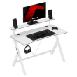 Huzaro Hero 1.9 Valge Gaming Desk
