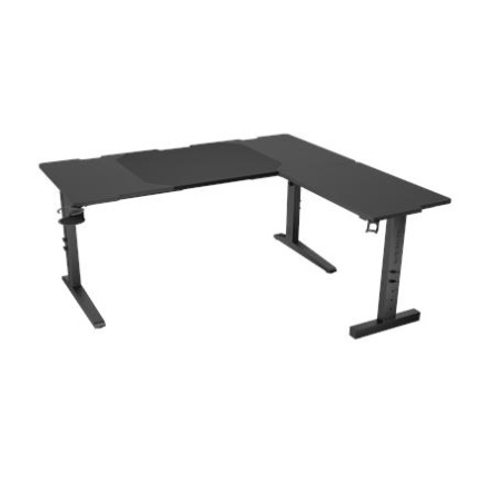 Genesis Gaming Desk | Holm 160 Modular Corner | Must/Anthracite NDS-2295