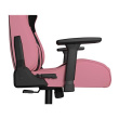 Genesis Mängutool  Nitro 720 Backrest upholstery material: Eco leather, Seat upholstery material: Eco leather, Base material: Metal, Castors material: Nylon with CareGlide coating | Black/Pink NFG-1928