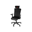 Genesis Ergonomic Chair Astat 700 Base material Aluminum; Castors material: Nylon with CareGlide coating | Black NFG-1945
