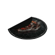 Genesis Tellur 400 Round Lava Floor Mat | Black NDG-2064