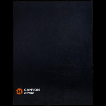 CANYON FM-01, floor mat for Mängutool  Size: 100x130cm lower side:antislip basedurable polyester fabricColor: Black  with canyon logo