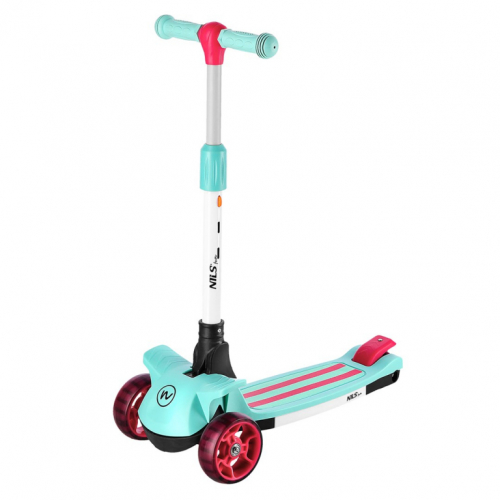 NILS FUN HLB10 LED mint children's scooter