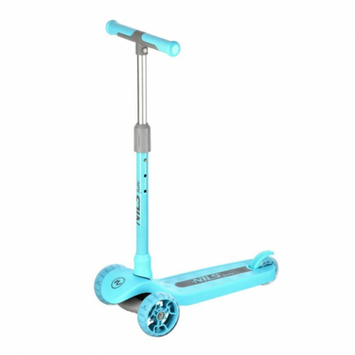 NILS FUN HLB09 LED turquoise children's scooter