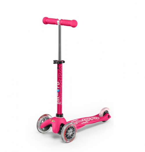 Micro three-wheeled children's scooter Mini Deluxe Pink