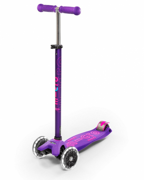 Micro Mobility Maxi Micro Deluxe LED Kids Classic scooter Purple