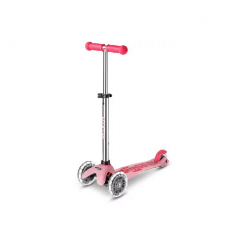 Mini Micro Deluxe Glow LED Plus Frosty Pink scooter