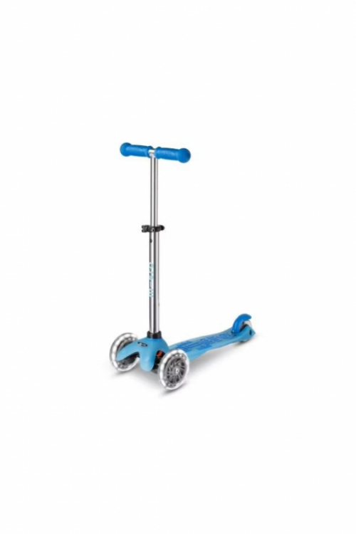 Mini Micro Deluxe Glow LED Plus scooter Arctic blue