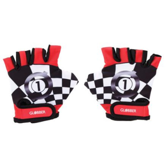 Globber Cycling Gloves Racing, 528-102 | Red 5010111-0137