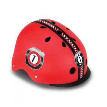 Globber Helmet Elite Lights, XS/S (48-53cm) | 507-102 | Red 5010111-0195
