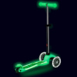 Mini Micro Deluxe Glow LED Plus Icy Lime scooter