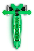 Mini Micro Deluxe Glow LED Plus Icy Lime scooter