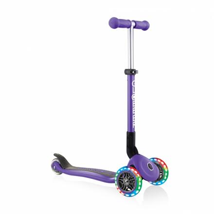 Globber | Junior Scooter | Purple | Scooter Junior Foldable Fantasy Lights | 437-103 4100301-0518