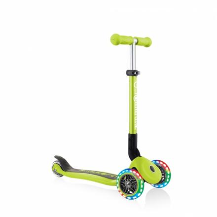 Globber | Junior Scooter | Green | Scooter Junior Foldable Fantasy Lights | 437-106 4100301-0519