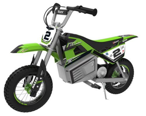 Razor Dirt Rocket SX350 McGrath electric scooter 1 seat(s) 22 km/h Must, Green, Grey, Valge