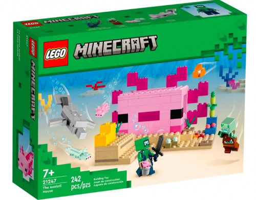 LEGO LEGO Minecraft The Axolotl House