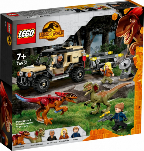 LEGO Lego Jurassic World 76951 Transport pyroraptora i dilofozaura