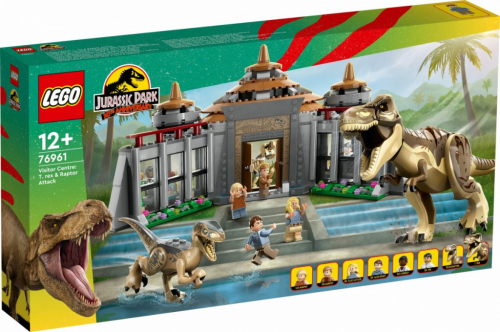 LEGO LEGO Jurassic World 76961 Visitor Center: T. rex and Raptor Attack