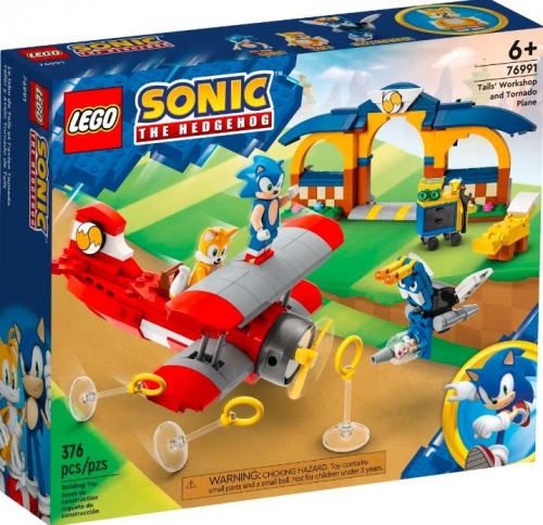 LEGO LEGO Sonic 76991 Tails' Workshop and Tornado Plane