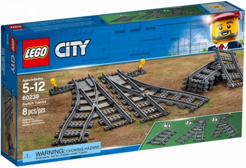 LEGO Blocks City Switch Tracks