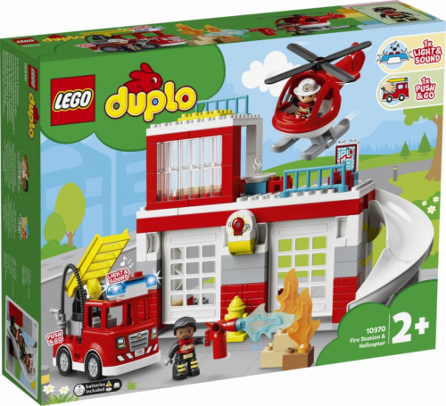 LEGO Bricks DUPLO 10970 Fire Station & Helicopter