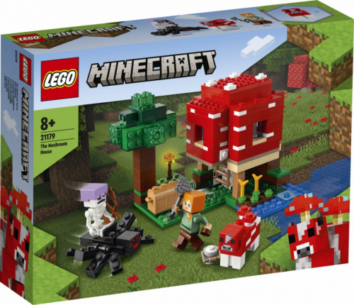 LEGO Bricks Minecraft 21179 The Mushroom House