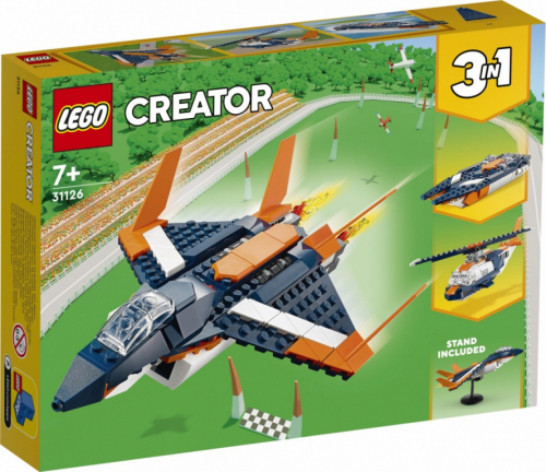 LEGO Bricks Lego Creator 31126 3 in 1 Supersonic-jet