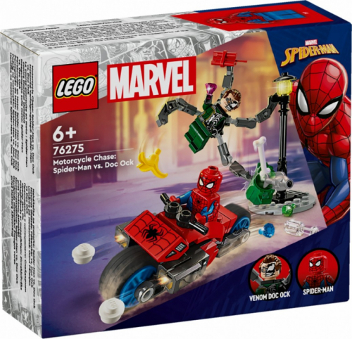 LEGO Bricks Super Heroes 76275 Motorcycle Chase: Spider -Man vs. Doc Ock