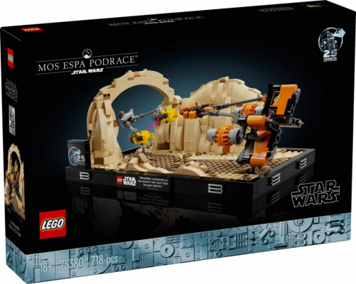 LEGO Bricks Star Wars 75380 Boonta Eve Podracer Diorama