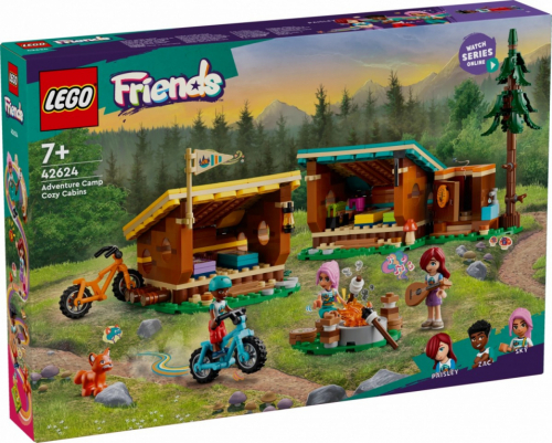 LEGO Bricks Friends 42624 Adventure Camp Cozy Cabins