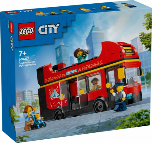 LEGO Bricks City 60407 Red Double-Decker Sightseeing Bus
