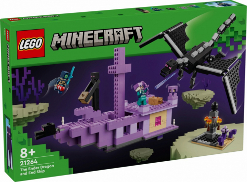 LEGO Blocks Minecraft 21264 The Ender Dragon and End Ship