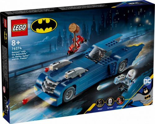 LEGO Batman? with the Batmobi le? vs. Harley Quinn? a