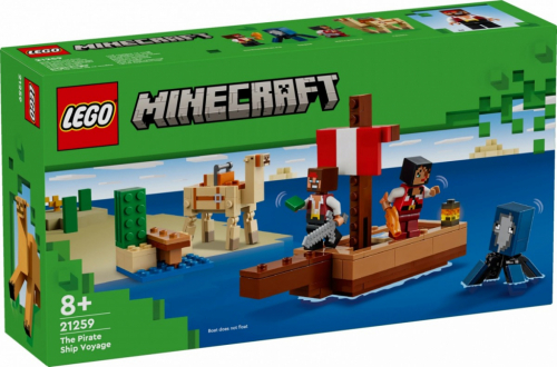 LEGO Blocks Minecraft 21259 The Pirate Ship Voyage